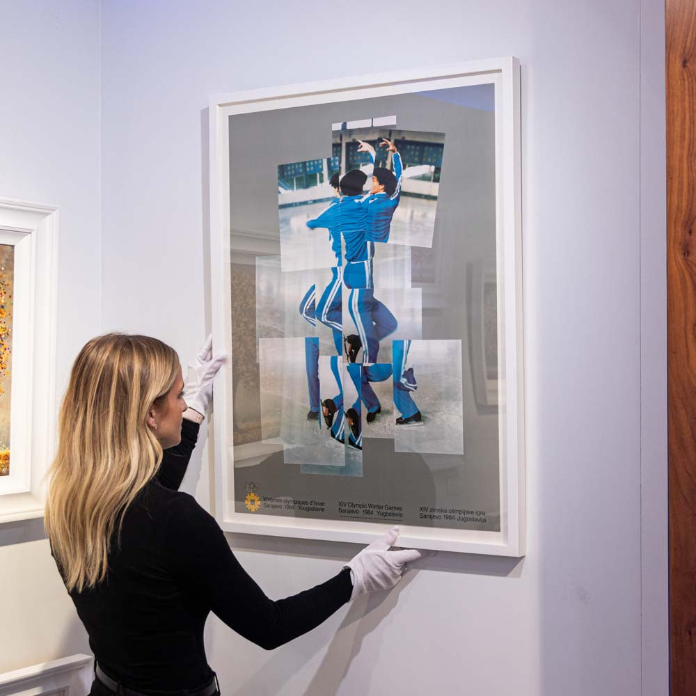 The Skater, XIV Olympic Winter Games 1984, Sarajevo Poster