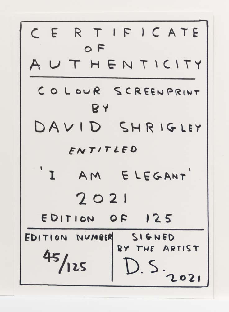 I Am Elegant, I Am Oh So Very Very Elegant (2021)