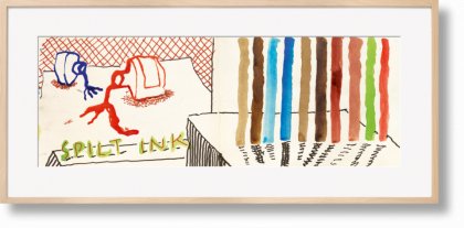 David Hockney. 220 for 2020. Art Edition No. 1–100 ‘Spilt Ink with Tests’