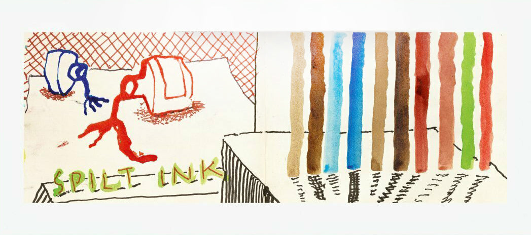 David Hockney. 220 for 2020. Art Edition No. 1–100 ‘Spilt Ink with Tests’