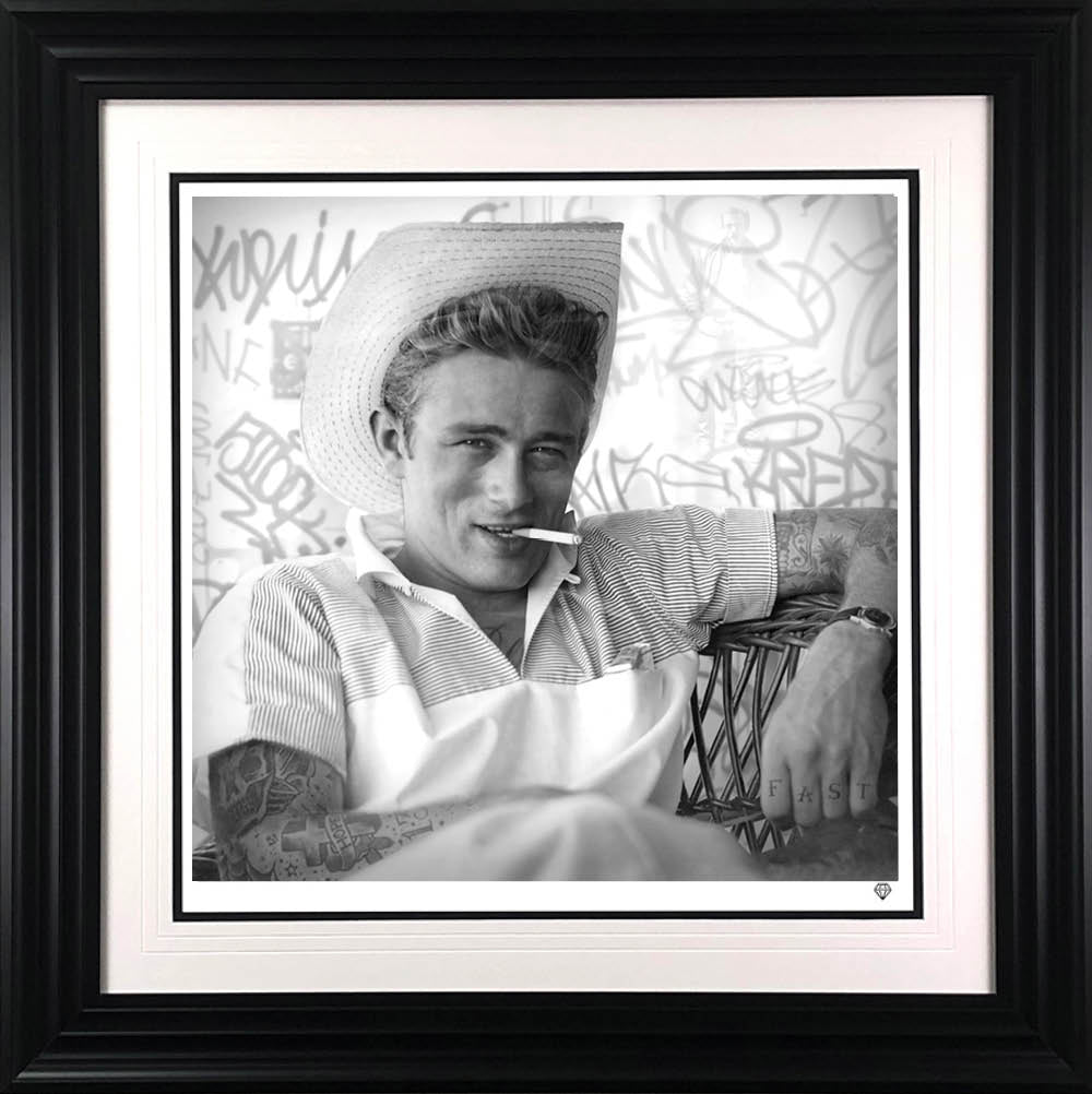 Smoking Gun - James Dean - Black and White