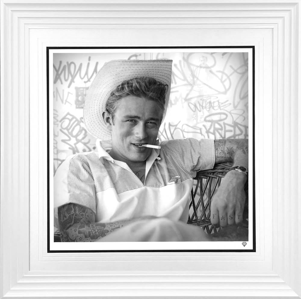 Smoking Gun - James Dean - Black and White