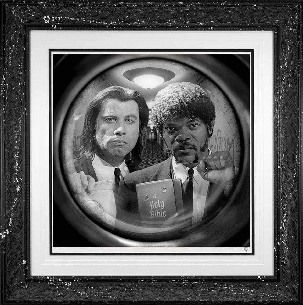 The Path Of The Righteous Man - Black and White - Small