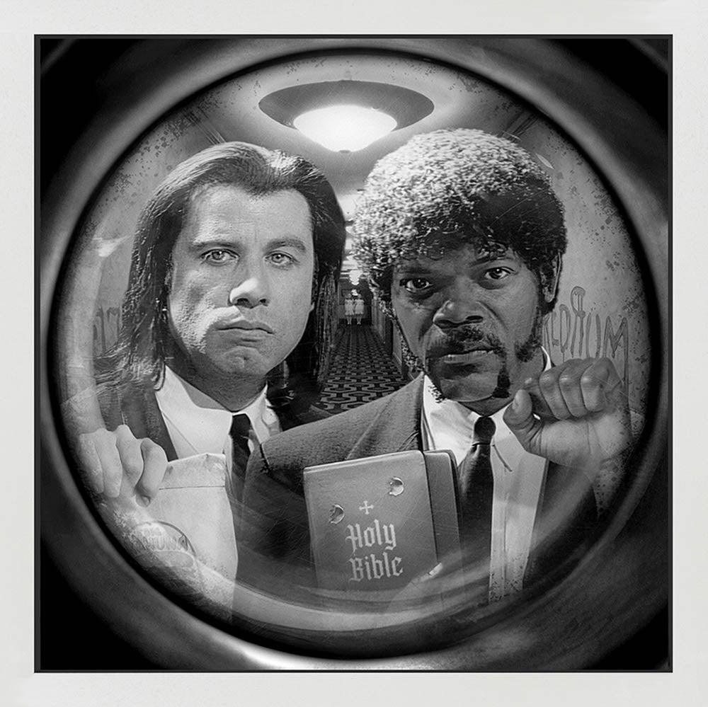 The Path Of The Righteous Man - Black and White - Small