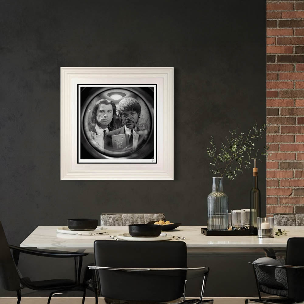 The Path Of The Righteous Man - Black and White - Small