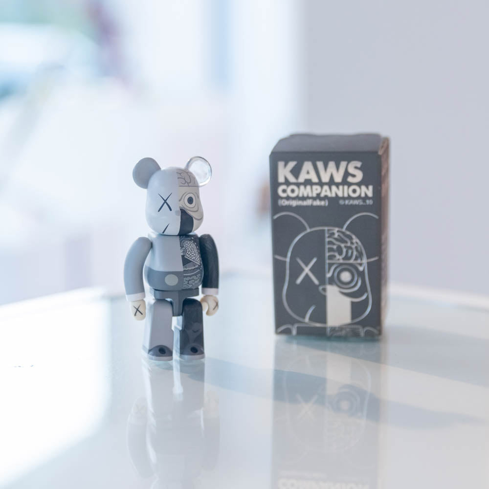 Bearbrick 100% Grey Dissected (B@0000F100) | Artmarket Gallery