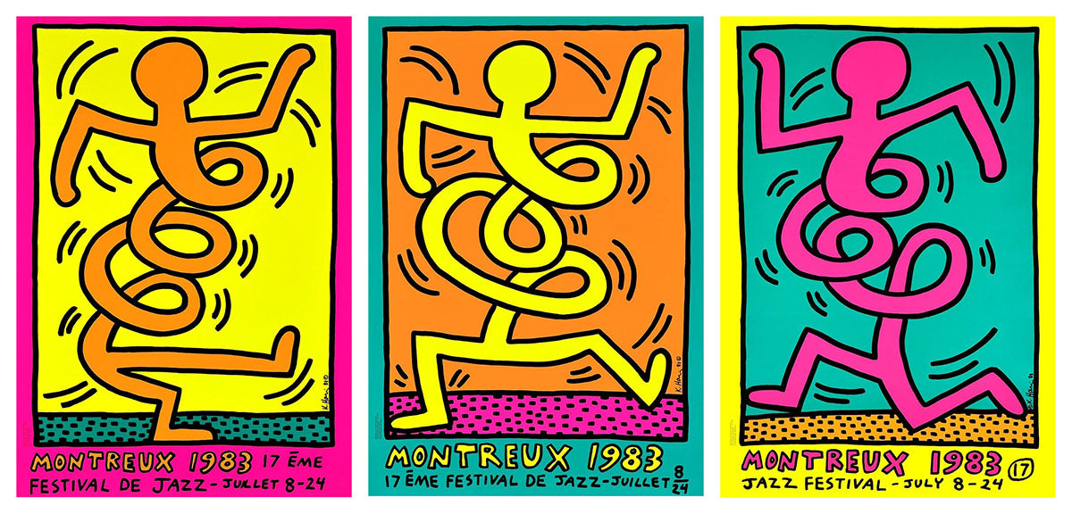 Set of Three Montreux Jazz Festival Posters
