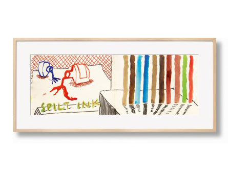 David Hockney. 220 for 2020. Art Edition No. 1–100 ‘Spilt Ink with Tests’