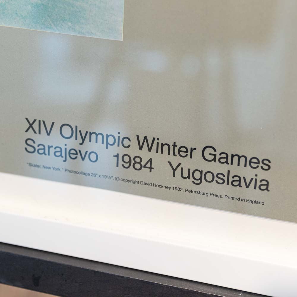 The Skater, XIV Olympic Winter Games 1984, Sarajevo Poster