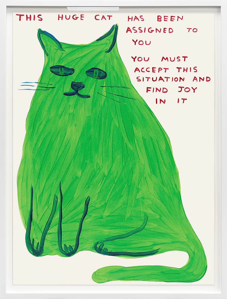 This Huge Cat - Framed Poster